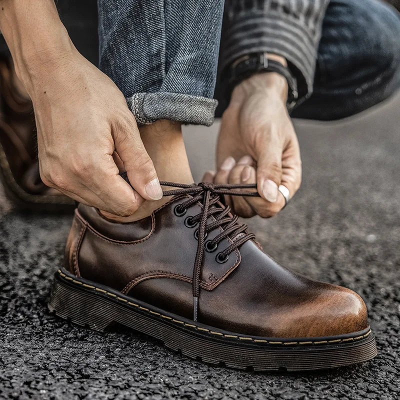 Jacob - Brown Derby Shoes