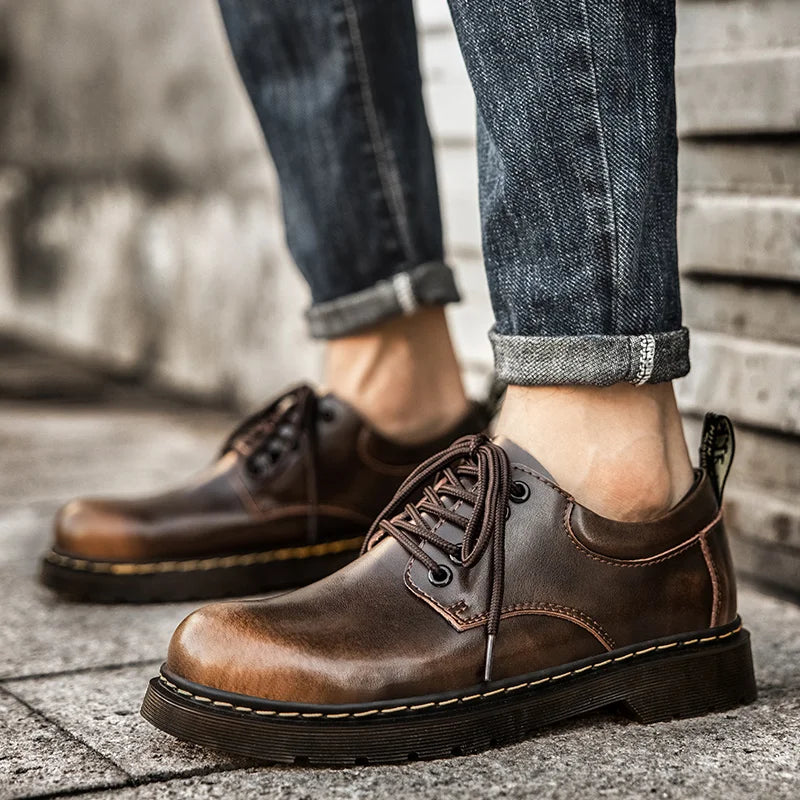 Jacob - Brown Derby Shoes