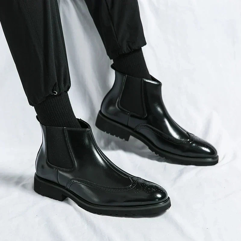 Samuel - Black Chelsea Boots