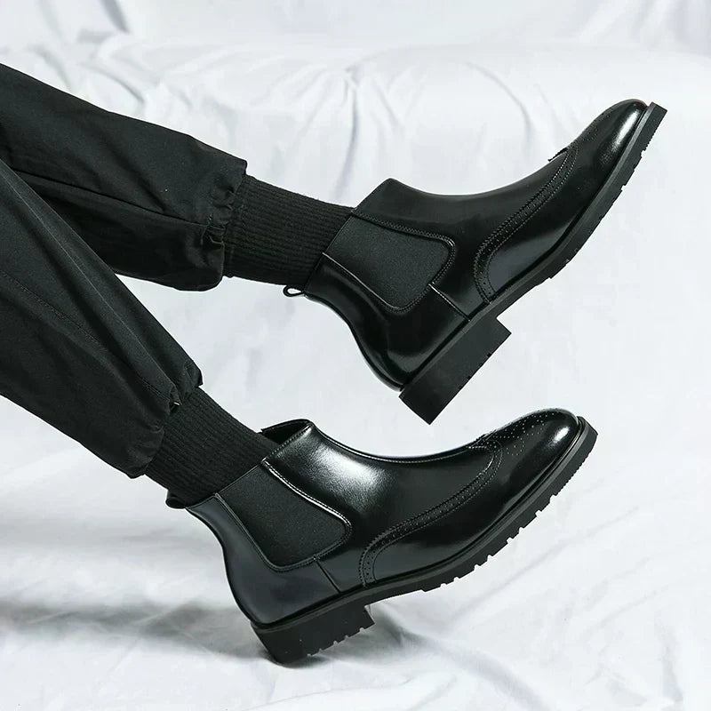 Samuel - Black Chelsea Boots