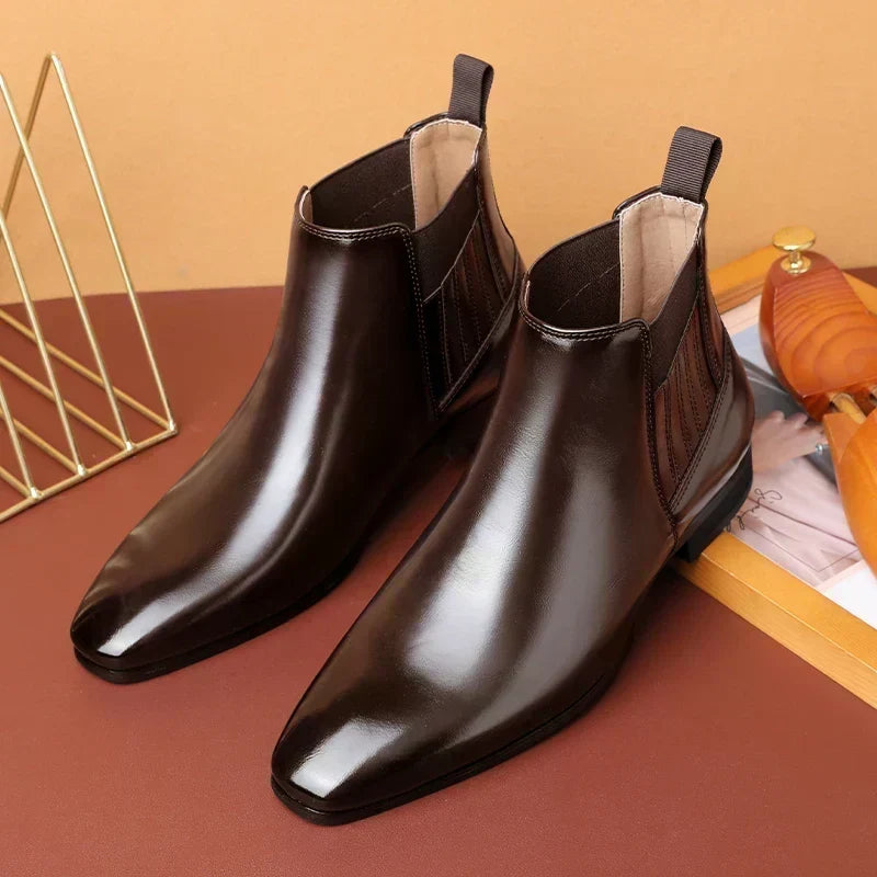 Jack - Dark Brown Chelsea Boots