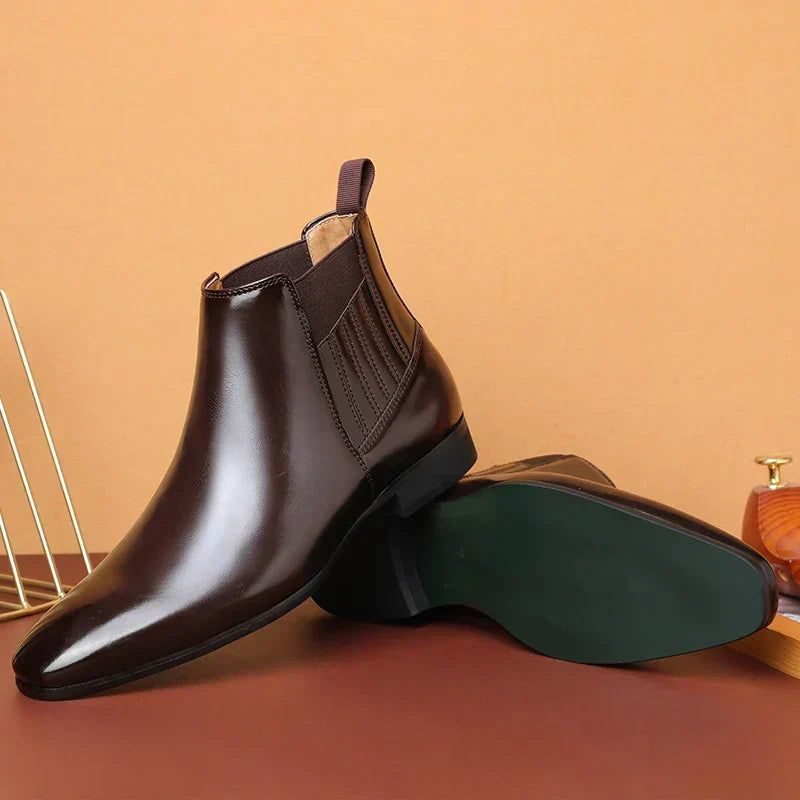 Jack - Dark Brown Chelsea Boots
