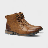 Connor - Grey Casual Lace-Up Boots