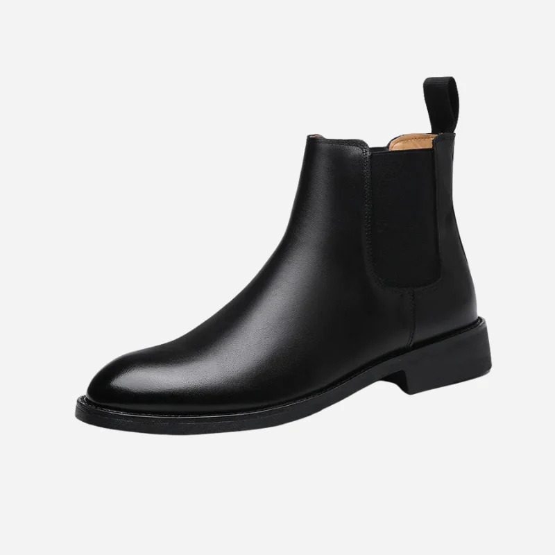Tyler - Beige Suede-Look Chelsea Boots