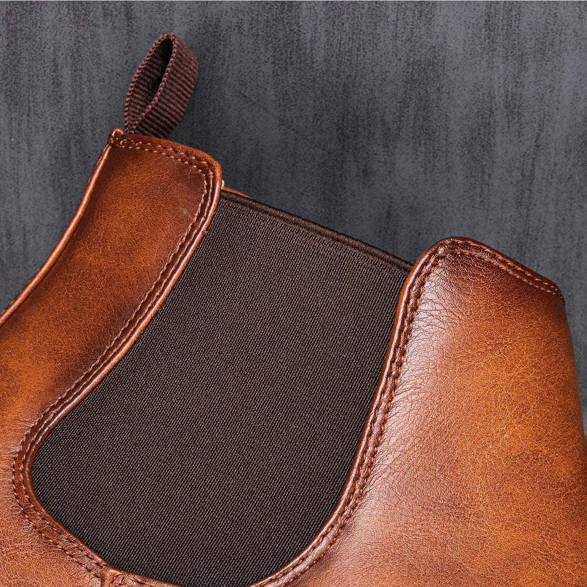 Evan - Brown Classic Chelsea Boots