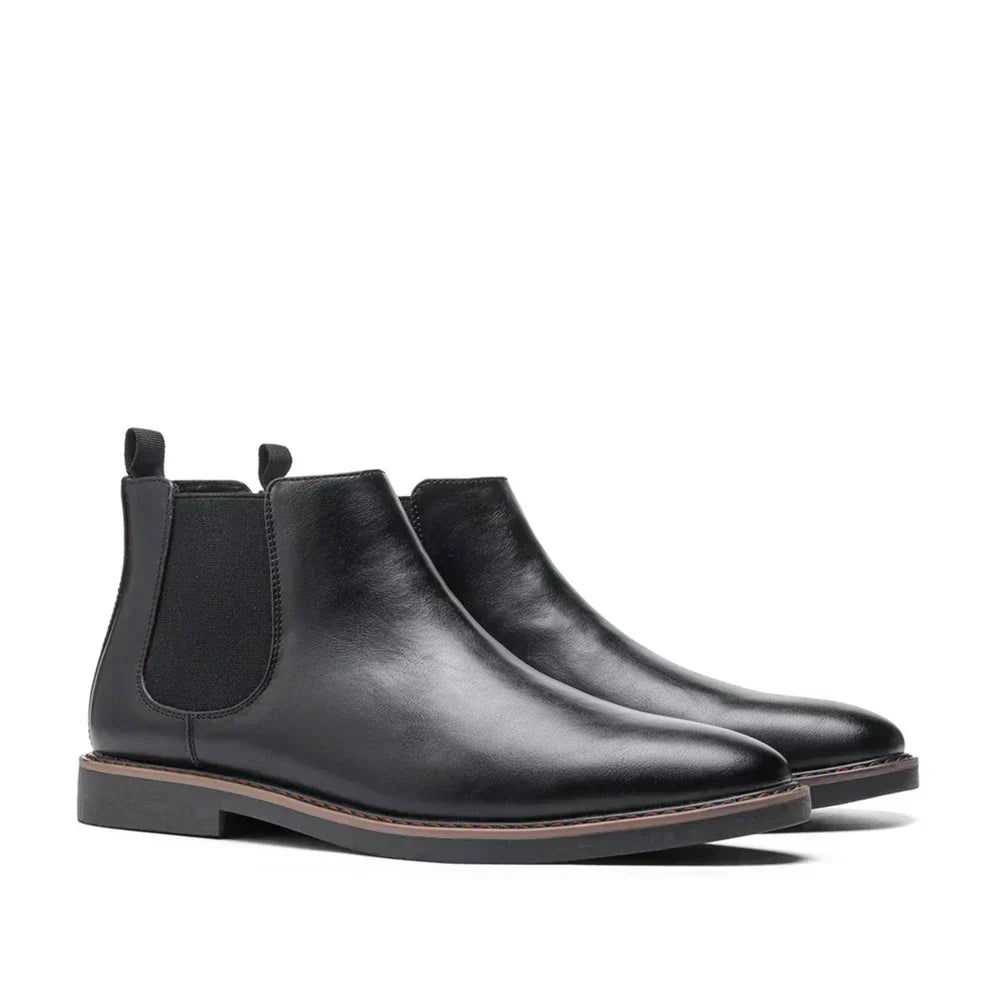 Evan - Brown Classic Chelsea Boots