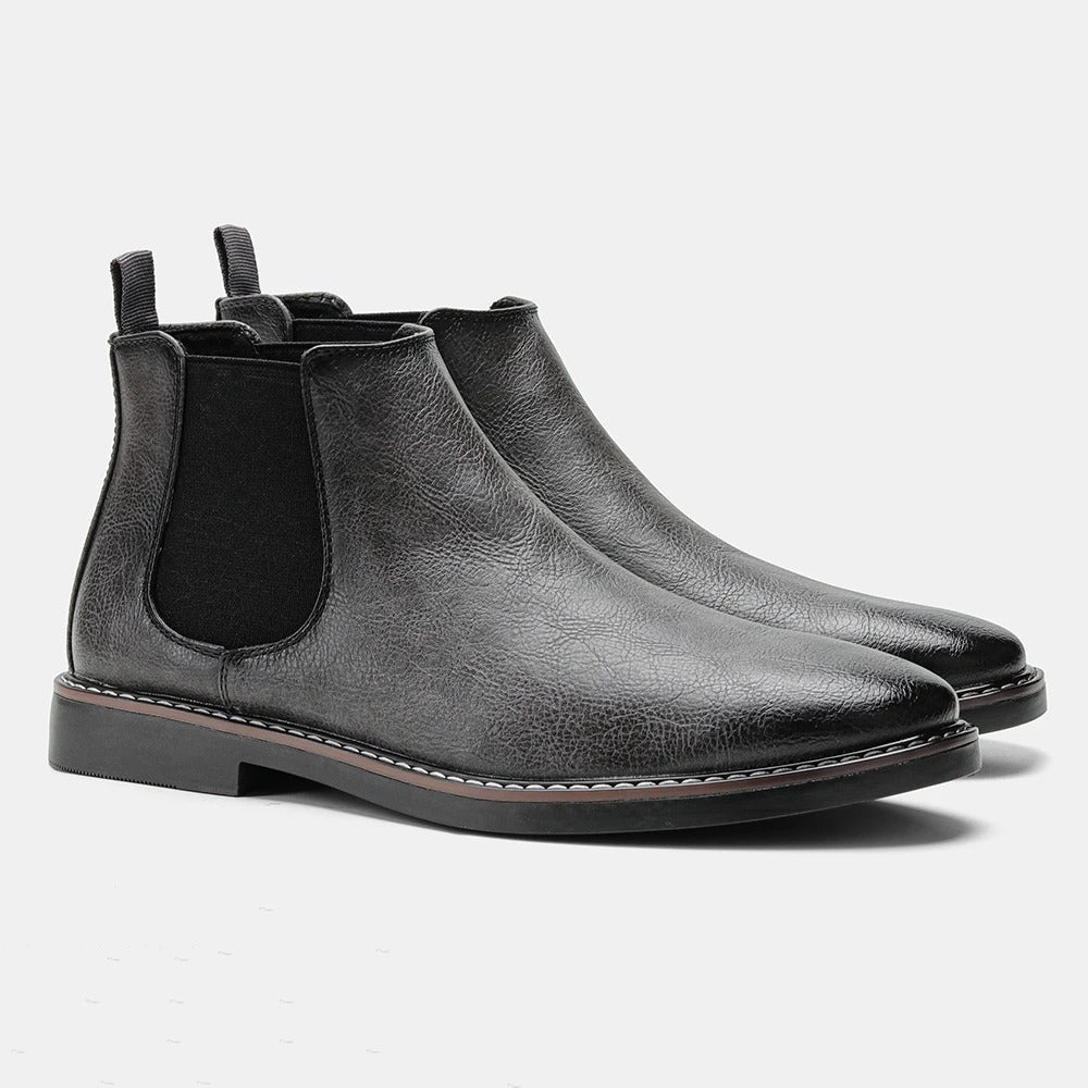 Evan - Brown Classic Chelsea Boots