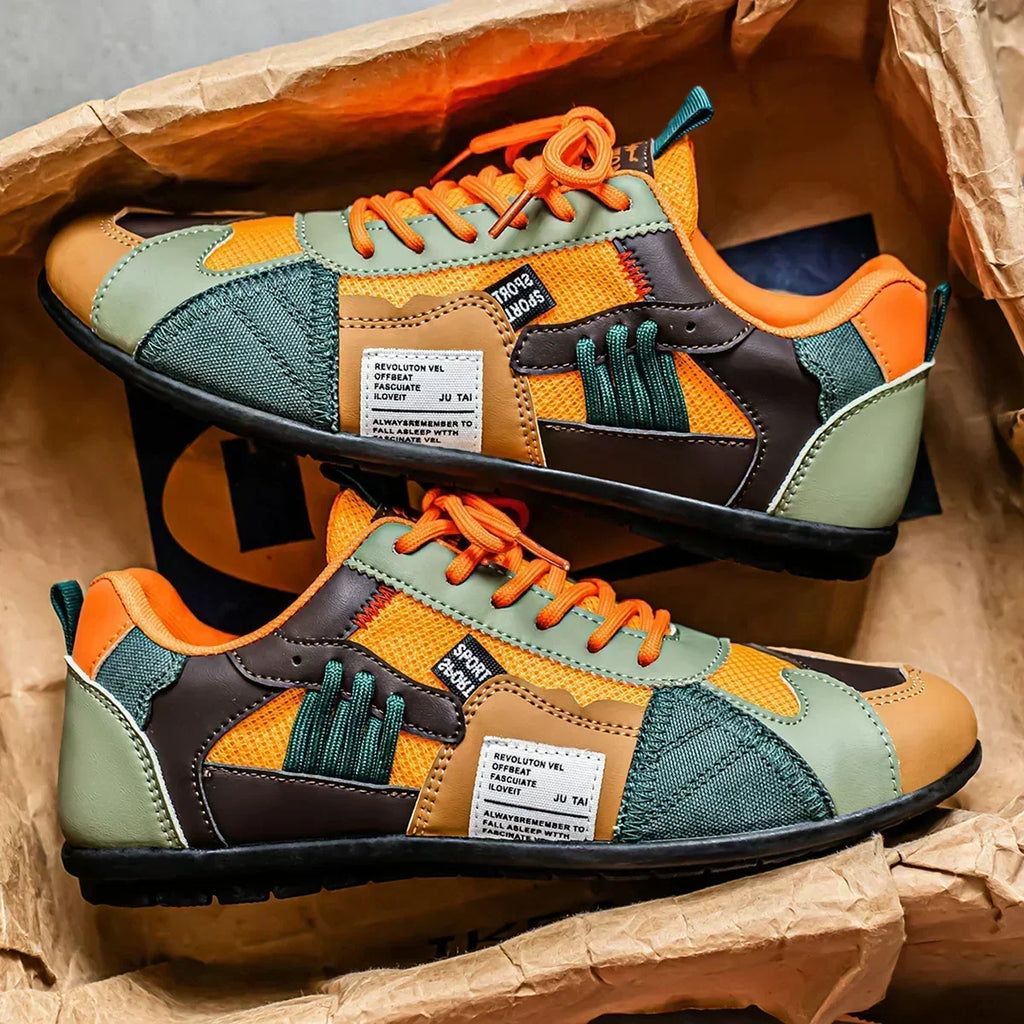 Brody - Retro Colour Block Trainers