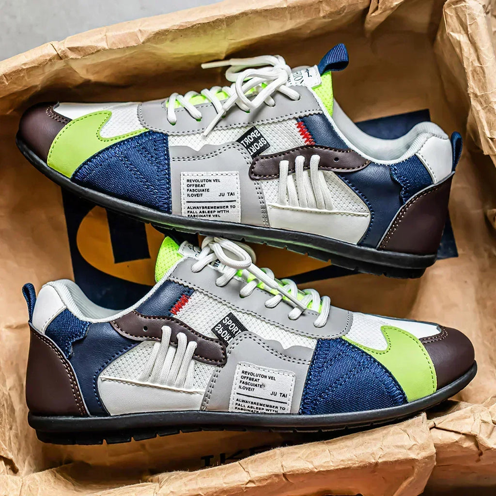Brody - Retro Colour Block Trainers