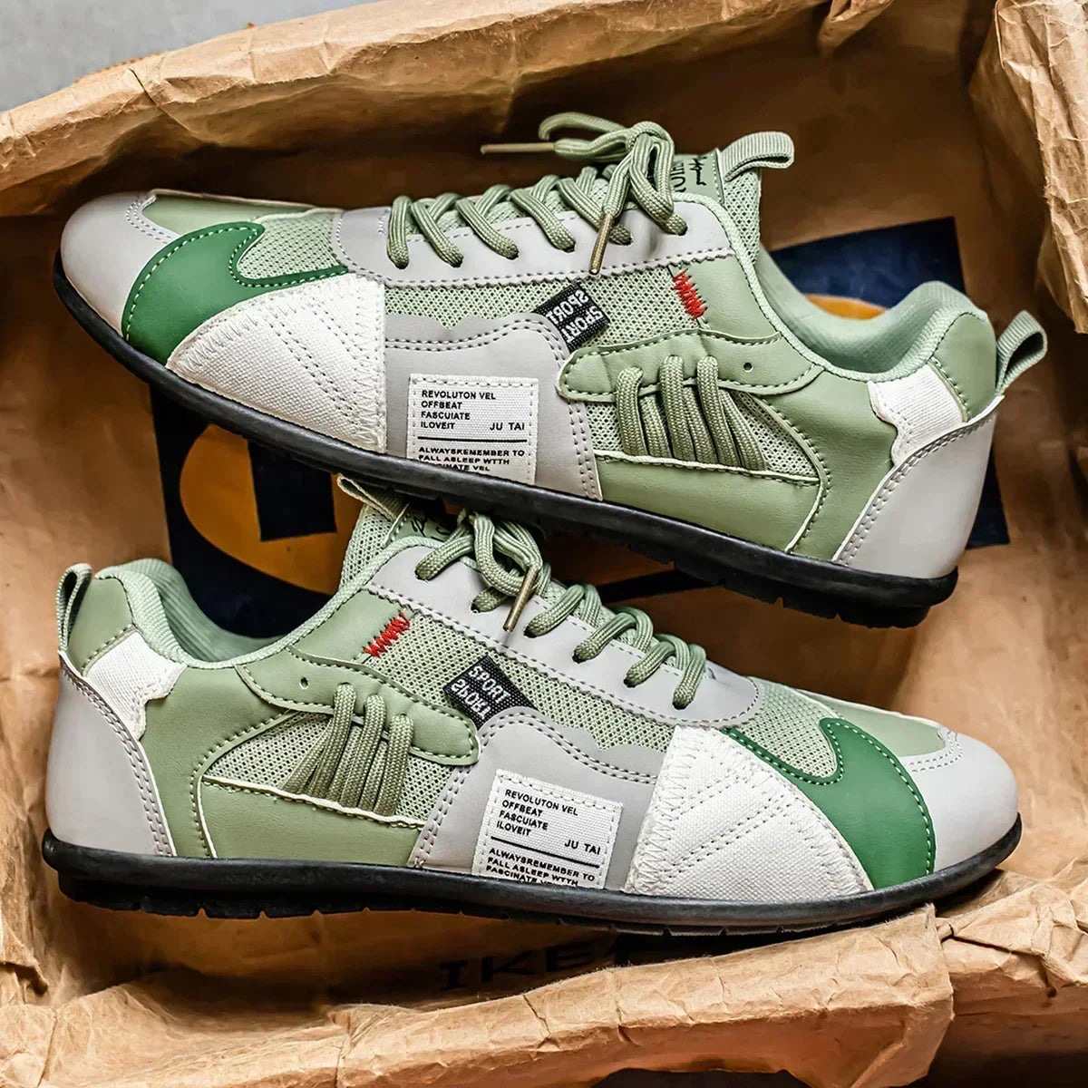 Brody - Retro Colour Block Trainers