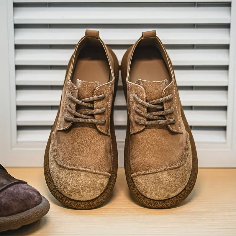 Cole - Brown Casual Lace-Up Shoes