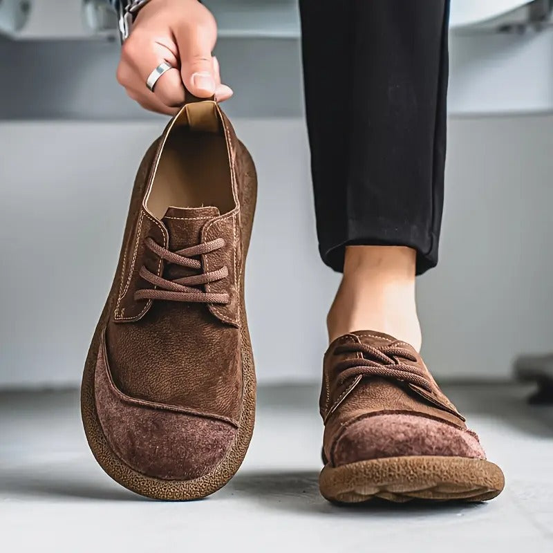 Cole - Brown Casual Lace-Up Shoes