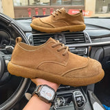 Cole - Brown Casual Lace-Up Shoes