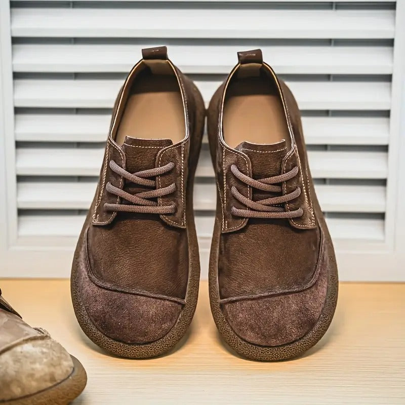 Cole - Brown Casual Lace-Up Shoes