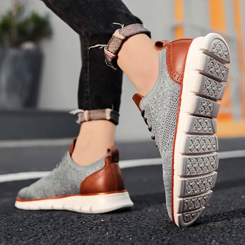 Wyatt - Knit Lace-Up Shoes
