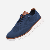 Isaac - Cream Knit Trainers