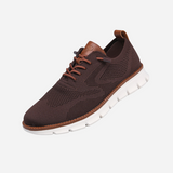Isaac - Cream Knit Trainers