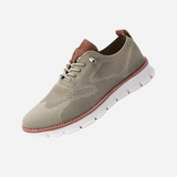 Isaac - Cream Knit Trainers