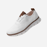 Isaac - Cream Knit Trainers