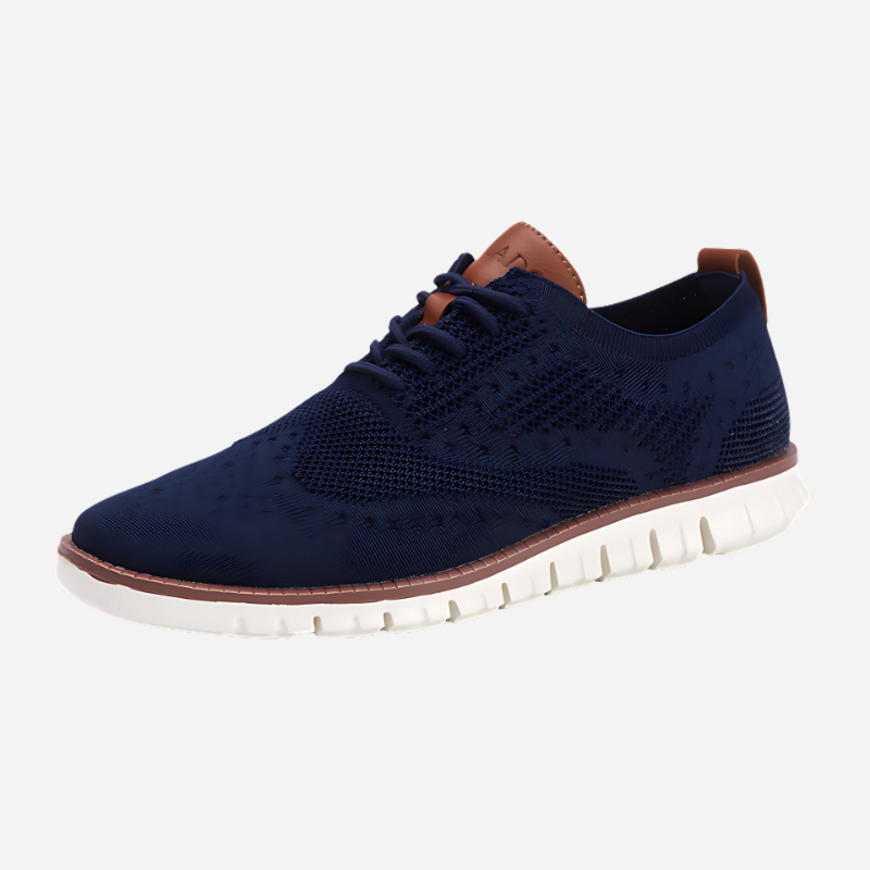 Antoine - Black Knit Trainers