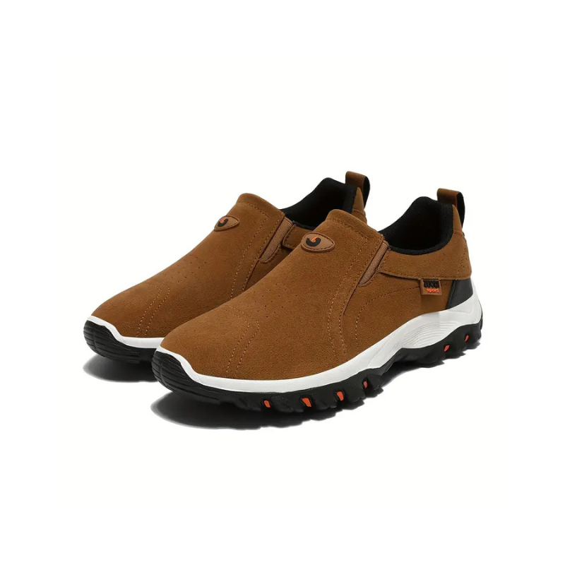 Raphael - Camel Comfort Slip-On Shoes