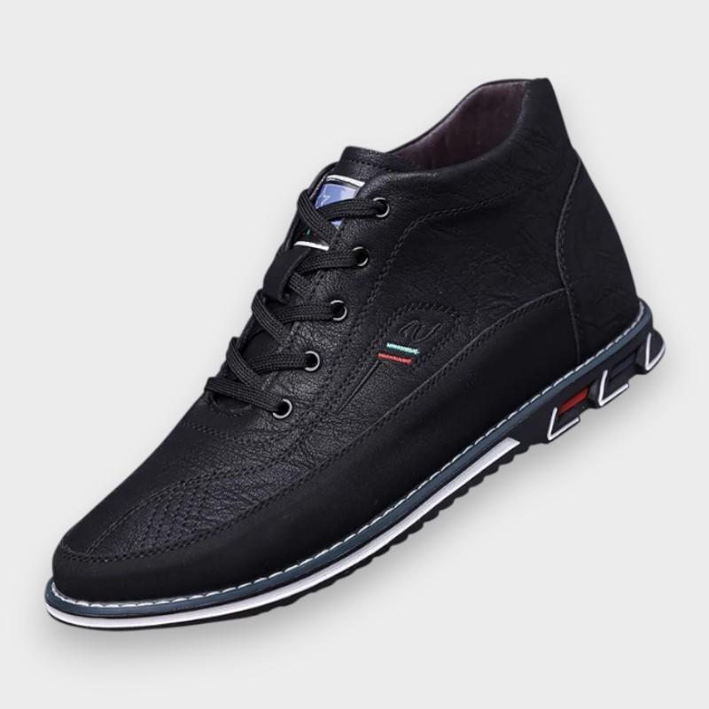 Charles - Black High-Top Casual Shoes
