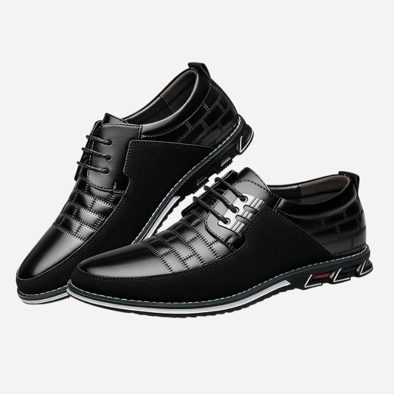 Edouard - Black Smart Casual Shoes