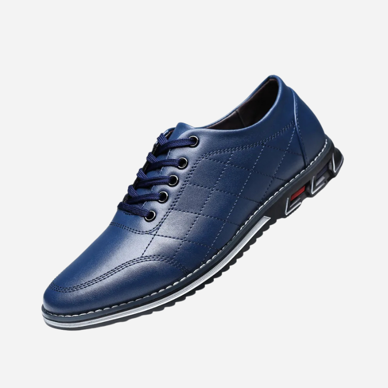 Vincent - Black Textured Casual Shoes