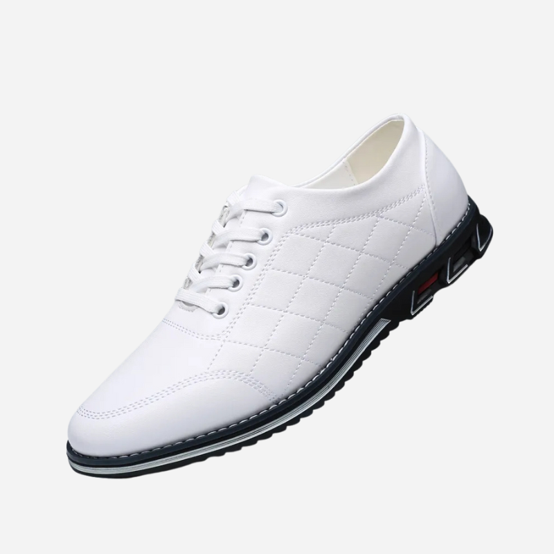 Vincent - Black Textured Casual Shoes