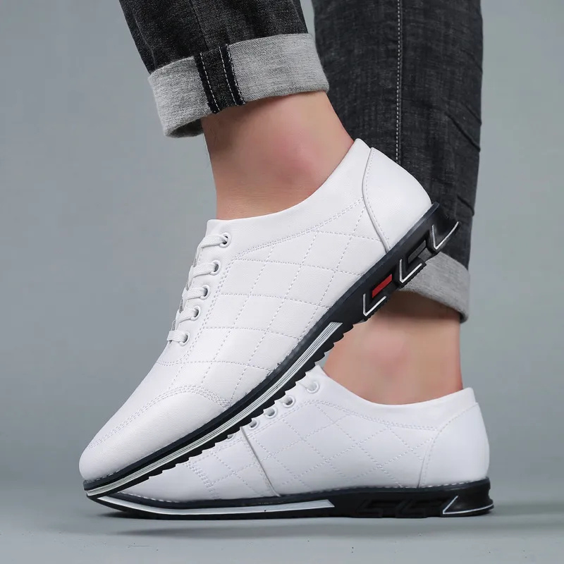 Vincent - Black Textured Casual Shoes