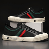 Maxime - Knit Trainers with Contrast Stripes