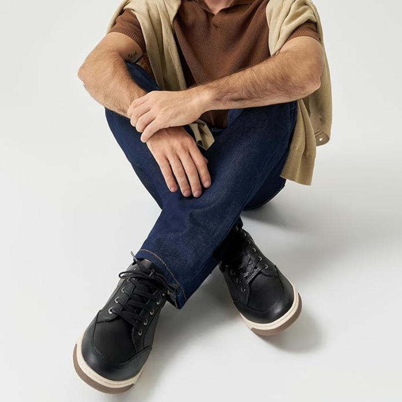Sebastien - Black Casual Trainers