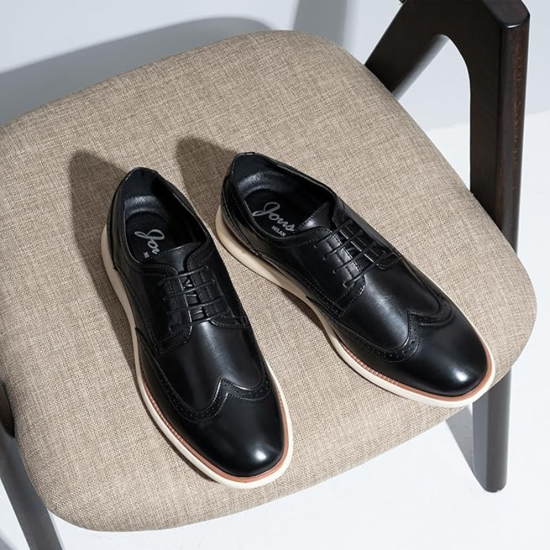 Francois - Brown Brogue Lace-Up Shoes