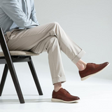 Francois - Brown Brogue Lace-Up Shoes