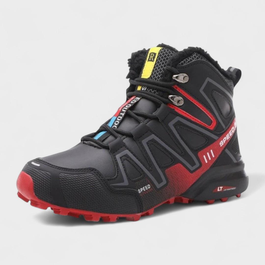 Guillaume - Black High-Top Trail Shoes