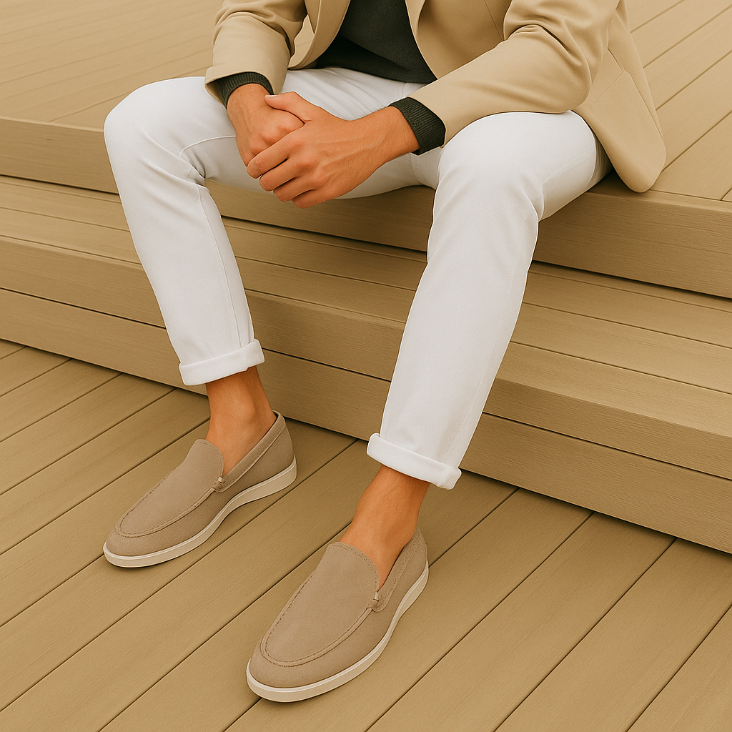 Tyler - Smart Suede Loafers