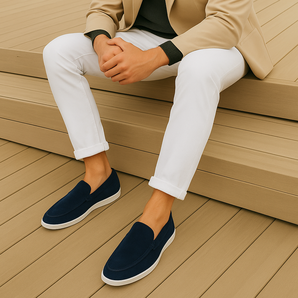 Tyler - Smart Suede Loafers