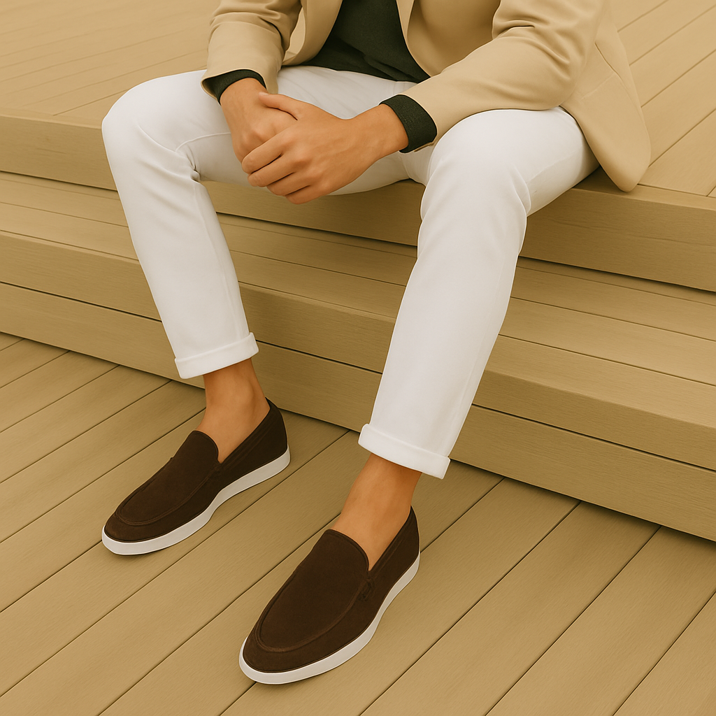 Tyler - Smart Suede Loafers
