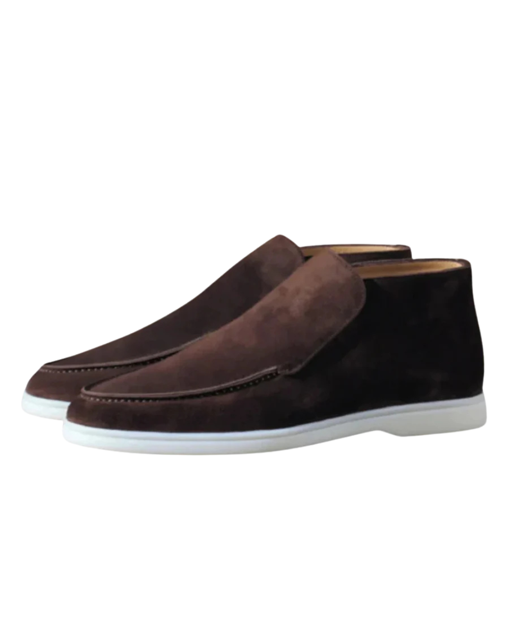 Dylan - Suede Loafers with Raised Sole