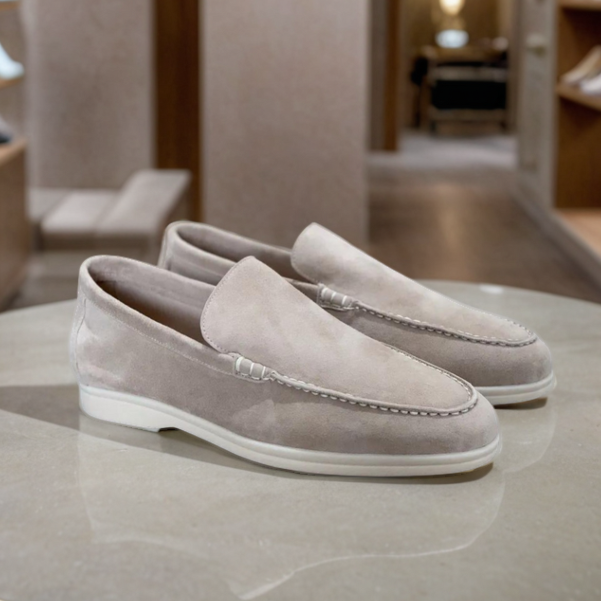 Evan - High-Quality Suede Loafers