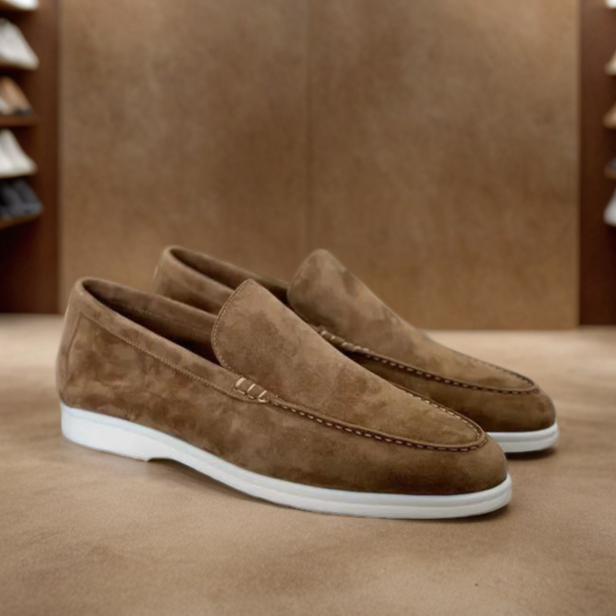 Evan - High-Quality Suede Loafers