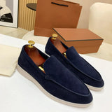 Gavin - Classic Suede Penny Loafers