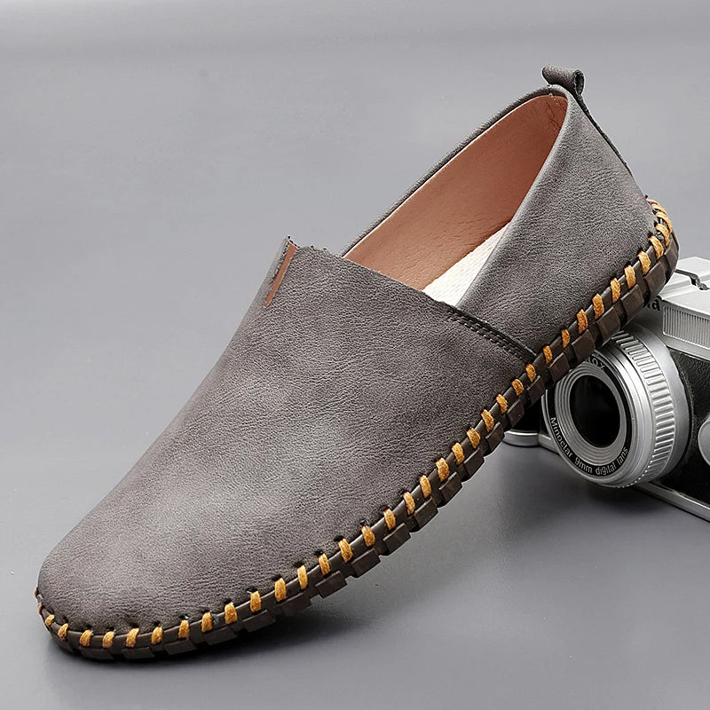 Cole - Leather Slip-On Loafers