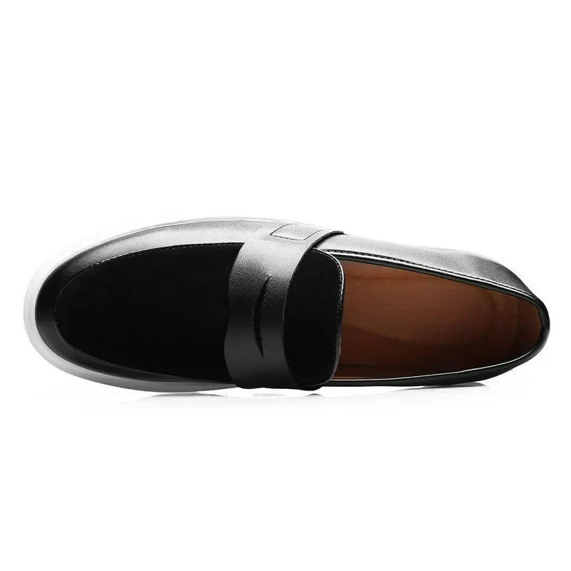 Caleb - Leather Penny Loafers