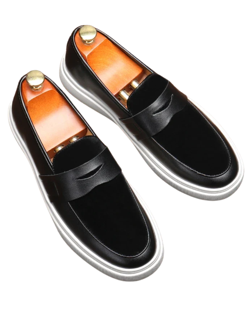 Caleb - Leather Penny Loafers