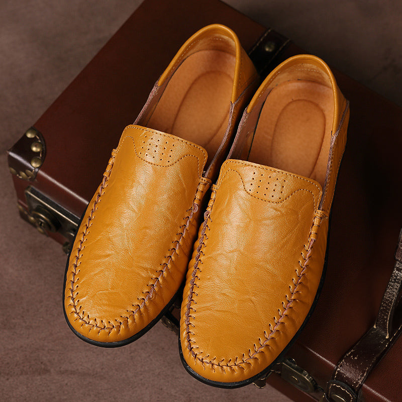 Alexandre - Classic Leather Slip-On Loafers