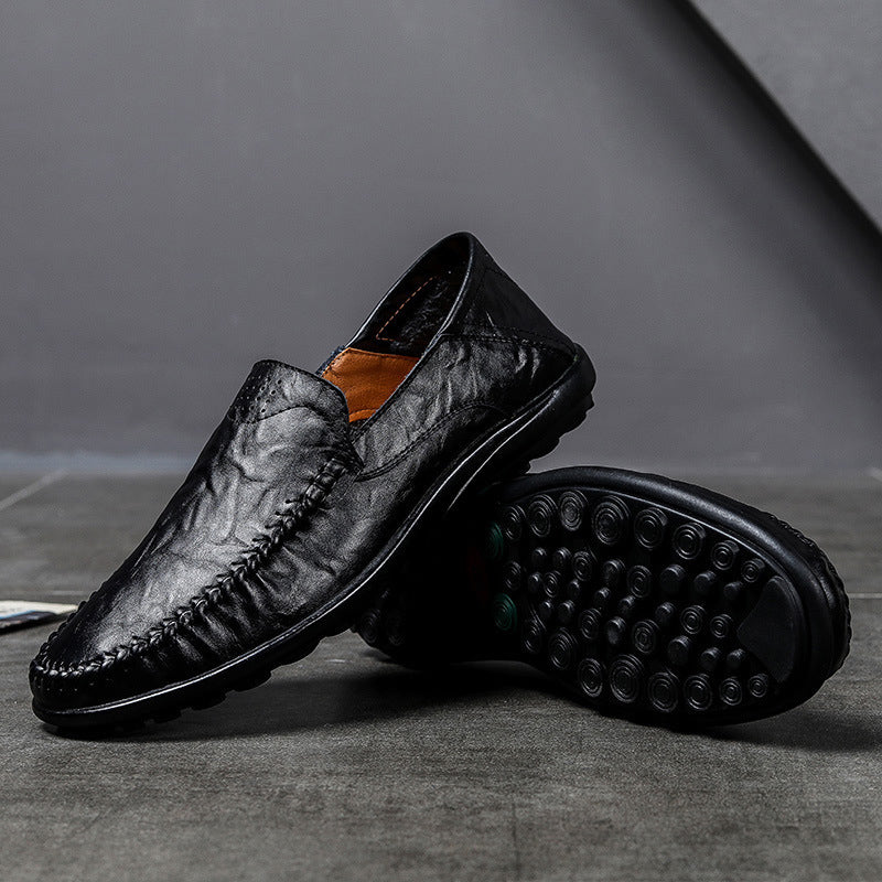 Alexandre - Classic Leather Slip-On Loafers