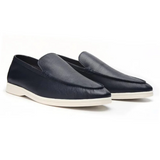 Antoine - Textured Leather Loafers