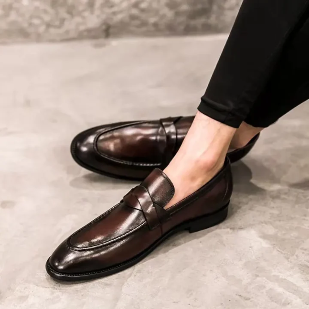Raphael - Smart Leather Penny Loafers