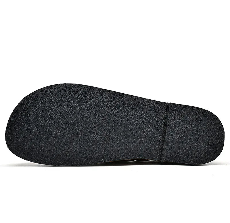 Zachary - Leather Buckle Loafers
